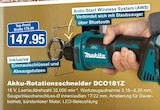 Akku-Rotationsschneider DCO181Z bei i&M BauCentrum im Wethau Prospekt für 147,95 €