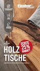 Holztische ECHTE 25% RABATT bei Polstermöbel Fischer im Prospekt "" für 