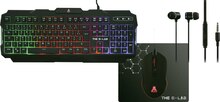 Pack Gaming Clavier + Souris + Écouteurs Noir - Géant Casino à Puteaux Pack Gaming Clavier + Souris + Écouteurs Noir en promo chez Géant Casino Puteaux à 23,00 €