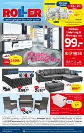 Aktueller ROLLER Möbel & Einrichtung Prospekt in Remseck und Umgebung, "DURCH GEDREHTE KÜCHENDEALS" mit 14 Seiten, 12.04.2026 - 25.04.2026