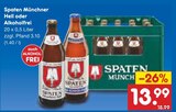 Hell im Angebot bei Netto Marken-Discount in Gronau Hell Angebote von Spaten Münchner bei Netto Marken-Discount Gronau für 13,99 €