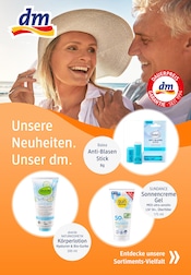 Aktueller dm-drogerie markt Drogerie Prospekt in Bad Wörishofen und Umgebung, "Aktuelle Angebote" mit 1 Seite, 02.07.2025 - 15.07.2025