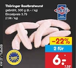 Thüringer Rostbratwurst Angebote von Wolf bei Netto Marken-Discount Sindelfingen für 6,00 €