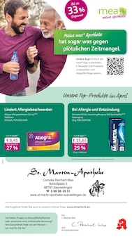 mea - meine apotheke Prospekt der Woche "Unsere April-Angebote" Seite 1, 01.04.2026 bis 30.04.2026 für Saarwellingen Aktueller mea - meine apotheke Prospekt "Unsere April-Angebote" Seite 1 von 4 Seiten für Saarwellingen