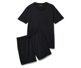 Shorty-Pyjama-Set, schwarz bei Tchibo im Supermarkt im Prospekt "" für 15,00 €