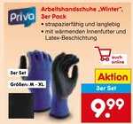 Arbeitshandschuhe Winter Angebote von Priva bei Netto Marken-Discount Kassel für 9,99 €