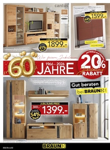 Fernseher im aktuellen BRAUN Möbel-Center Prospekt (Konstanz) Fernseher im BRAUN Möbel-Center Prospekt "60 Jahre Braun Möbel Center" mit 20 Seiten (Konstanz)