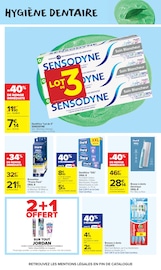 Promos Sensodyne dans le catalogue "TOUTES EN BEAUTÉ" de Carrefour Market à la page 12