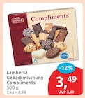 Gebäckmischung Compliments von Lambertz im aktuellen budni Prospekt