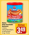 Aktuelles Dicke Sauerländer Bockwurst Angebot bei REWE in Koblenz ab 3,49 €