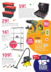 Aspirateur en promo dans le catalogue Mr.Bricolage à la page 7