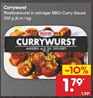 Currywurst Angebote bei Netto Marken-Discount Solingen für 1,79 €