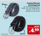 Damen/Herren Stretchgürtel im Angebot bei Marktkauf in Fürth Damen/Herren Stretchgürtel Angebote bei Marktkauf Fürth für 4,99 €