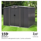 Abri métal - E.Leclerc à Argenteuil Abri métal en promo chez E.Leclerc Argenteuil à 159,00 €