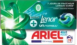 Lessive Pods + Unstoppable Touch of Lenor 4 en 1 X19 doses(b) - Ariel / Lenor en promo chez Intermarché Super Tours à 2,13 €