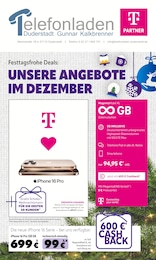 Telefonladen Duderstadt Prospekt: "Festtagsfrohe Deals: UNSERE ANGEBOTE IM DEZEMBER", 12 Seiten, 04.12.2024 - 31.12.2024