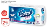 Pure Toilettenpapier im Angebot bei GLOBUS in Duisburg Pure Toilettenpapier Angebote von Soled bei GLOBUS Duisburg für 2,49 €