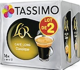 Dosettes café long Classique L’Or - TASSIMO en promo chez Casino Supermarchés Antibes à 7,13 €