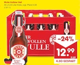 Aktuelles Wulle Vollbier Hell Angebot bei Netto Marken-Discount in Aalen ab 12,99 €