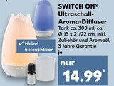 Ultraschall-Aroma-Diffuser von SWITCH ON für 14,99 € bei Kaufland im Angebot Ultraschall-Aroma-Diffuser von SWITCH ON im aktuellen Kaufland Prospekt