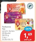 Tee von Teekanne für 1,69 € bei budni im Angebot Tee von Teekanne im aktuellen budni Prospekt