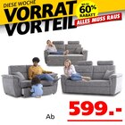 Aktuelles Benito 3-Sitzer + 2-Sitzer Sofa Angebot bei Seats and Sofas in Düsseldorf ab 599,00 €