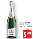 Sekt Angebote von Graeger bei E center Hofheim für 5,99 €