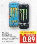 Energydrink von Monster für 0,89 € bei E center im Angebot Energydrink von Monster im aktuellen E center Prospekt