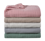 Matratzen Concord Lingen - Musselin Wohndecke Angebot im Prospekt Musselin Wohndecke bei Matratzen Concord im Lingen Prospekt für 5,55 €