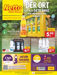 Gerolsteiner im Netto Marken-Discount Prospekt "Aktuelle Angebote" mit 55 Seiten (Augsburg)