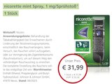 mint Spray, 1 mg/Sprühstoß bei LINDA Partnerapotheke im Prospekt "" für 31,99 €