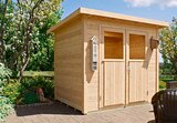 Blockbohlenhaus „Melbourne“ im Angebot bei Hagebaumarkt in Paderborn Blockbohlenhaus „Melbourne“ Angebote von Mr. Gardener bei Hagebaumarkt Paderborn für 999,00 €