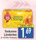Ländertee Spanische Orange Angebote von Teekanne bei E center Regensburg für 1,69 €