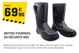 Bottes Fourrées de Sécurité à Tout Faire dans Gilles