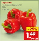 Paprika rot im Angebot bei Netto Marken-Discount in Kamen Paprika rot Angebote bei Netto Marken-Discount Kamen für 1,49 €