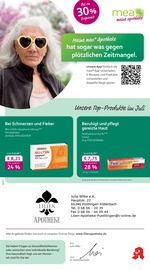 Aktueller mea - meine apotheke Apotheke Prospekt in Püttlingen und Umgebung, "Unsere Juli-Angebote" mit 4 Seiten, 01.07.2025 - 31.07.2025