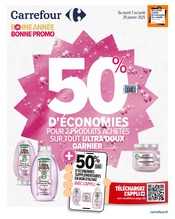 Prospectus Carrefour à Nantouillet, "BONNE ANNÉE BONNE PROMO", 34 pages de promos valables du 07/01/2025 au 20/01/2025