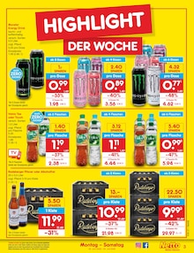 Volvic im Netto Marken-Discount Prospekt "Aktuelle Angebote" mit 70 Seiten (Oranienburg)