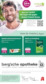 mea - meine apotheke Apotheken Prospekt der aktuellen Woche mit 4 Seiten, gültig von 01.08.2026 bis 31.08.2026, in Hochdorf und Umgebung Aktueller mea - meine apotheke Apotheken Prospekt in Hochdorf und Umgebung, "Unsere August-Angebote" mit 4 Seiten, 01.08.2026 - 31.08.2026