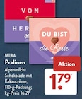 Pralinen von Milka im aktuellen ALDI SÜD Prospekt für 1,79 €