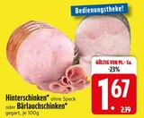 Hinterschinken ohne Speck Angebote bei EDEKA Ravensburg für 1,67 €