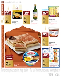 Prix et réduction Mascarpone dans le prospectus Carrefour en cours Offre Mascarpone dans le catalogue Carrefour du moment à la page 24