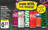 NIMM MEHR, ZAHL WENIGER! Angebote von Coca-Cola, Fanta, Sprite bei E center Remscheid für 0,77 €