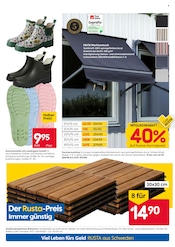 Gummistiefel im Rusta Prospekt in Neumünster Aktueller Rusta Prospekt mit Gummistiefel, "Willkommen zu Hause in Schweden!", Seite 9