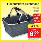 Einkaufskorb Flechtband Angebote bei Zimmermann Magdeburg für 6,99 €