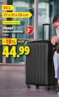 Valise à roulettes - ESMARA - Lidl à Rouen Valise à roulettes - ESMARA en promo chez Lidl Rouen à 44,99 €