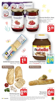 Nutella im EDEKA Prospekt "Aktuelle Angebote" mit 56 Seiten (Offenburg)