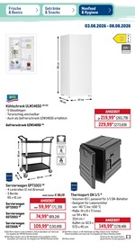 Aktueller METRO Prospekt mit Gefrierschrank, "Wochenangebote Frische & Basics", Seite 46