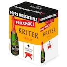 Vin mousseux "Prix Choc" - KRITER en promo chez Carrefour Market Pornic à 21,50 €