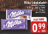 Schokolade im Angebot bei E center in Kleve Schokolade Angebote von Milka bei E center Kleve für 0,99 €